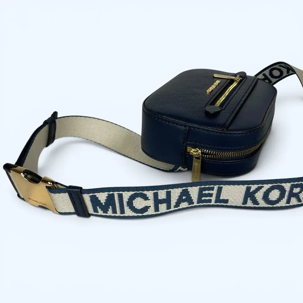 Michael Kors Jet Set Small Belt Bag Crossbody Navy Blue